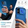 KEYSION Shockproof Armor Magnetic Case for iPhone 17 16 Plus Slide Camera Protect Kickstand Wireless Charging Phone Back Cover