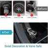 Tire Valve Stem Cap Cover Universal Fit for Honda Accord Civic Fit CRV Pilot EX CR-V EX-L Car Accessories for Cars, SUV, Truck, Motorcycles 4pcs
