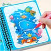 Kinder Magisches Wasser Malbuch Kreative DIY Kindergarten Kinder Graffiti Farbe Wasser Zeichnung Buch Frühe Bildung Spielzeug für Kinder XYZ