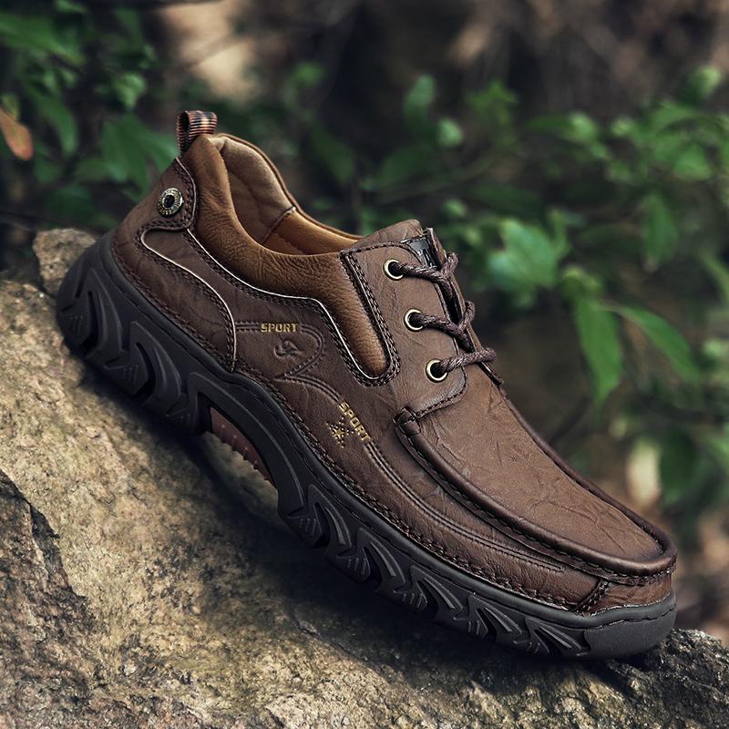 Módní značka Pánská obuv Retro Matná Pravá kůže Ležérní Tatínkovské boty Pánské Tenisky Anglie Nové Obchodní Luxusní Oxfordky Velká velikost 38-48