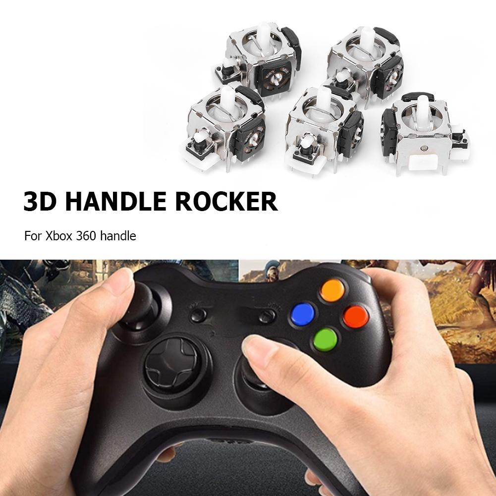 5pcs 3D Analog Joystick Rocker Gamepad 3D Analog Joystick Module for Xbox 360 Gaming Controller Repair Parts Accessories
