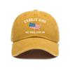 Fashion and casual American printed washed old soft top sunshade baseball cap Unisex baseball cap