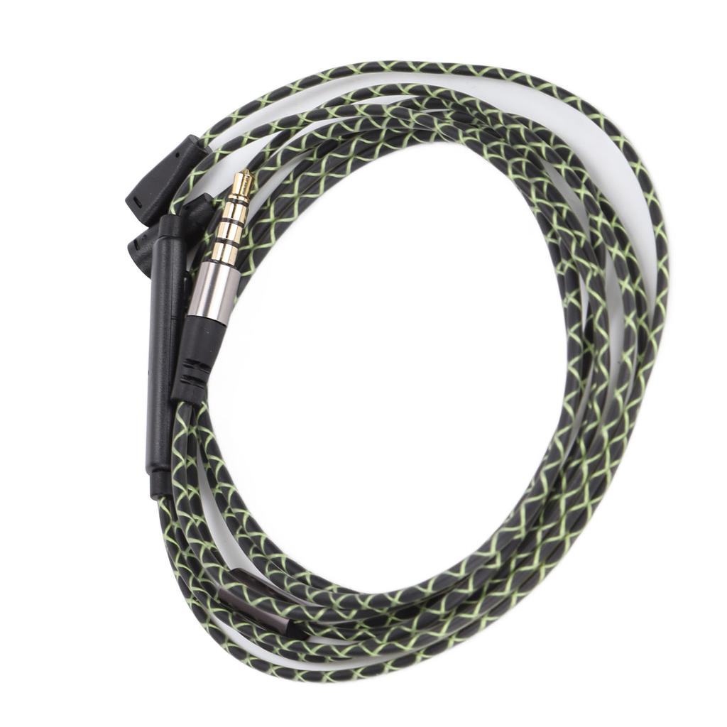 Earphone Audio Cable Audio Extend Charging Cable with Volume Control Microphone Function