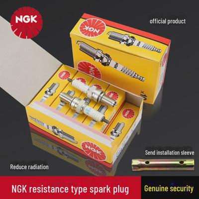NGK Resistor Spark Plugs for Motorcycles: CR6E, CR7E, CR8E, CR9E, CR6HSA, CR7HSA, DR8EA