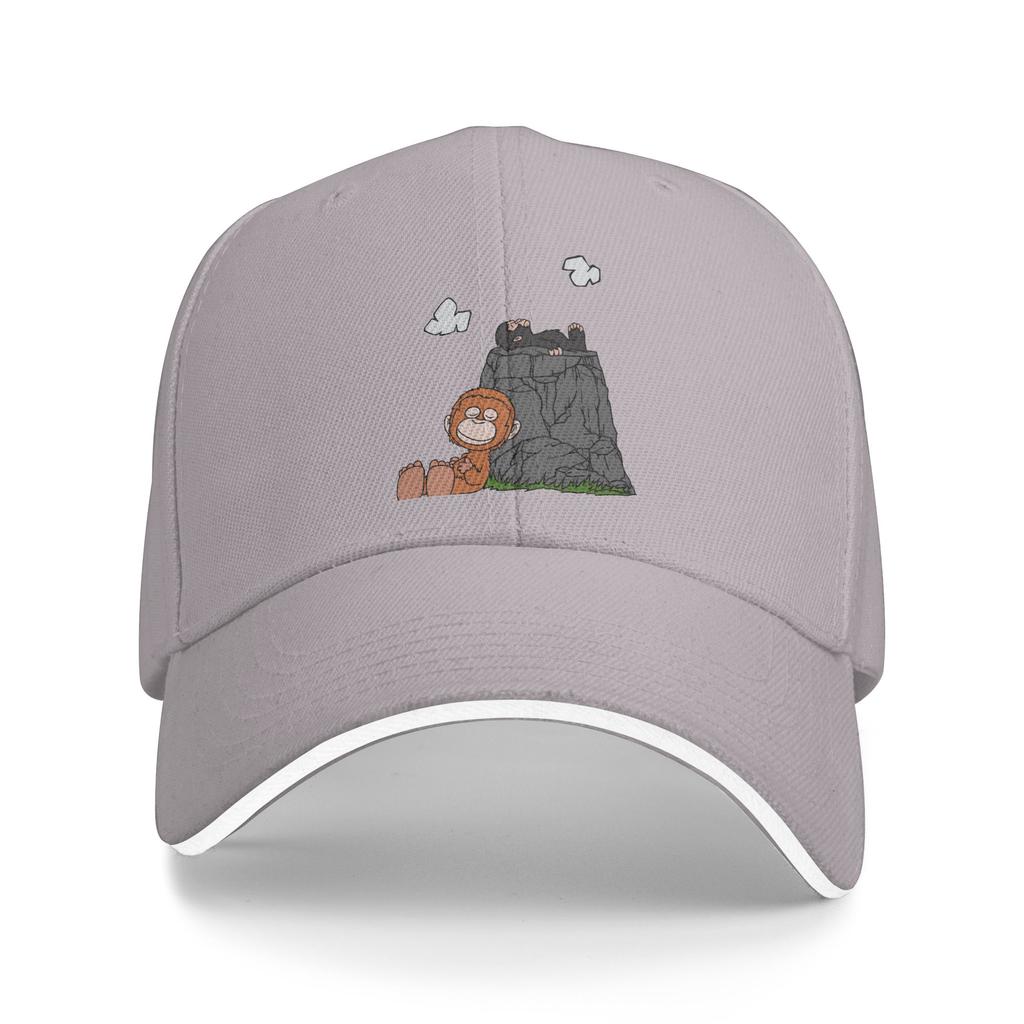 Monkey Punch Sun Baseball Cap Spring Women Unisex Print Trucker Hat Adjustable Casual Outdoor Sport Snapback Cap