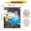 Disney digital oil painting Cinderella and Prince diy coloring handpainted filling home decoration gift canvas wall art set decor