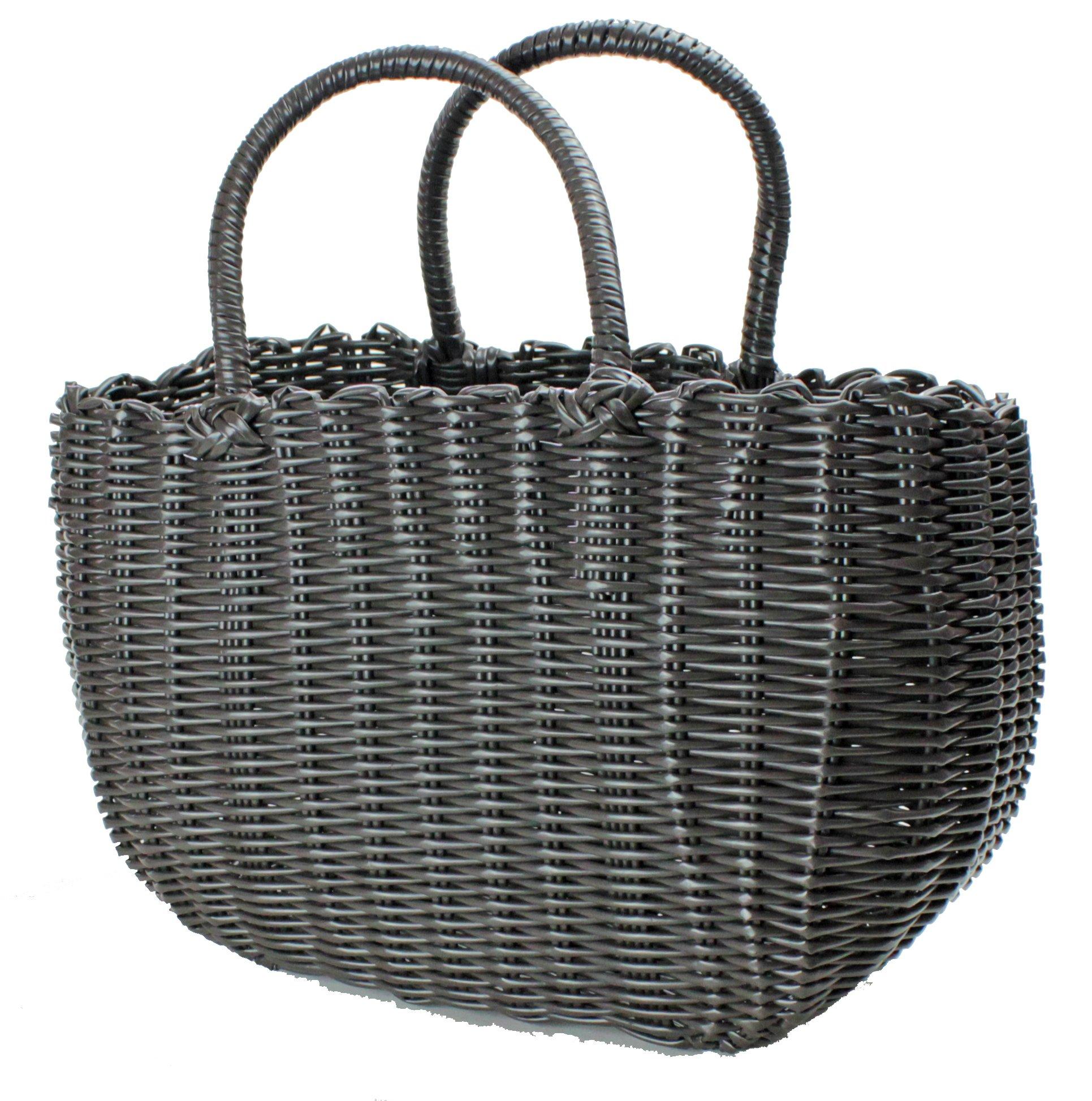 

Banyo Resin Tea Basket, Dark Brown, 91190