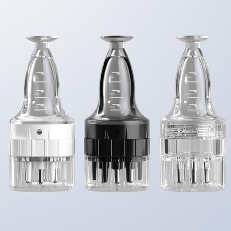 Šestijehelní aplikátor na pokožku hlavy Tekutý hřeben Kořeny vlasů Medicína Hřeben Vlasy pro růst vlasů Sérum s olejem Vyživující masážní přístroj