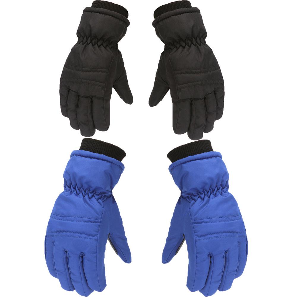 Kinder Winddichte Winter Skihandschuhe, Dicke Rutschfeste Kälteschutz für Outdoor Radfahren, 2 Paar