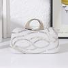 Popular pearl dinner bag European and American retro luxury clutch bag banquet dress women's evening wear