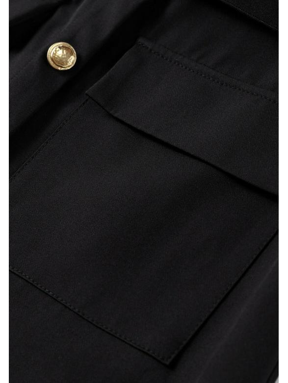 2025 Spring/Summer Women's Sleeveless Fitted Waist Slit Long Dress with Multi-Button Design