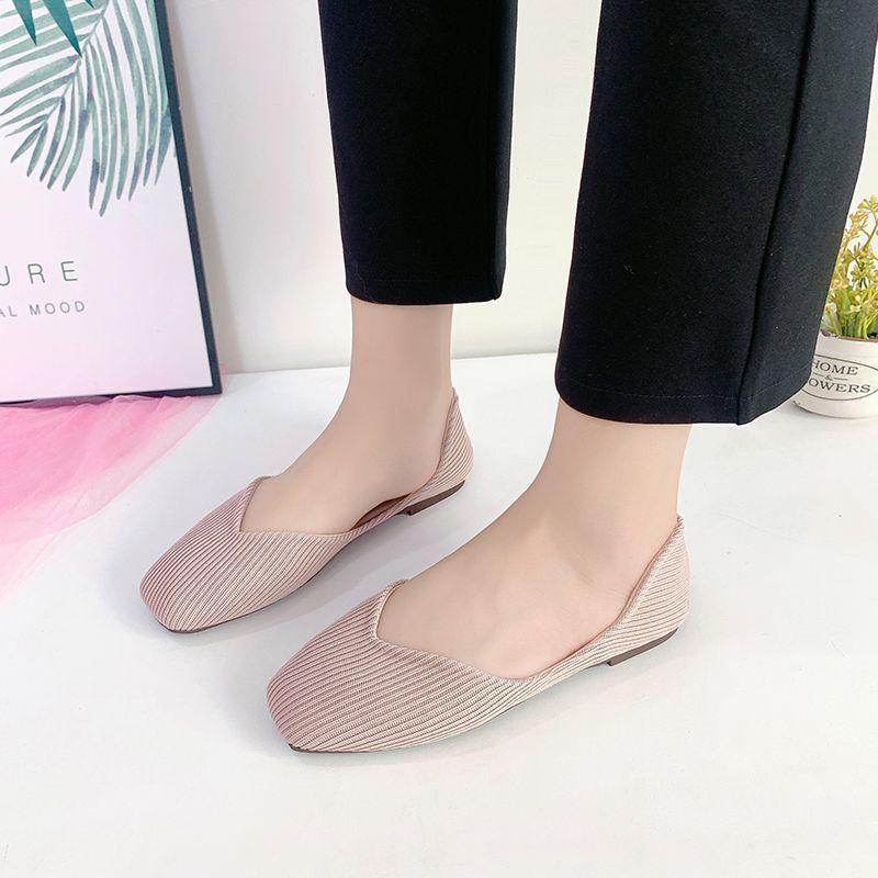 Flat Single Shoes Girl 2025 Spring and Summer New Fashion Fairy Princess Shoes Versatile Grandma Shoes Girl