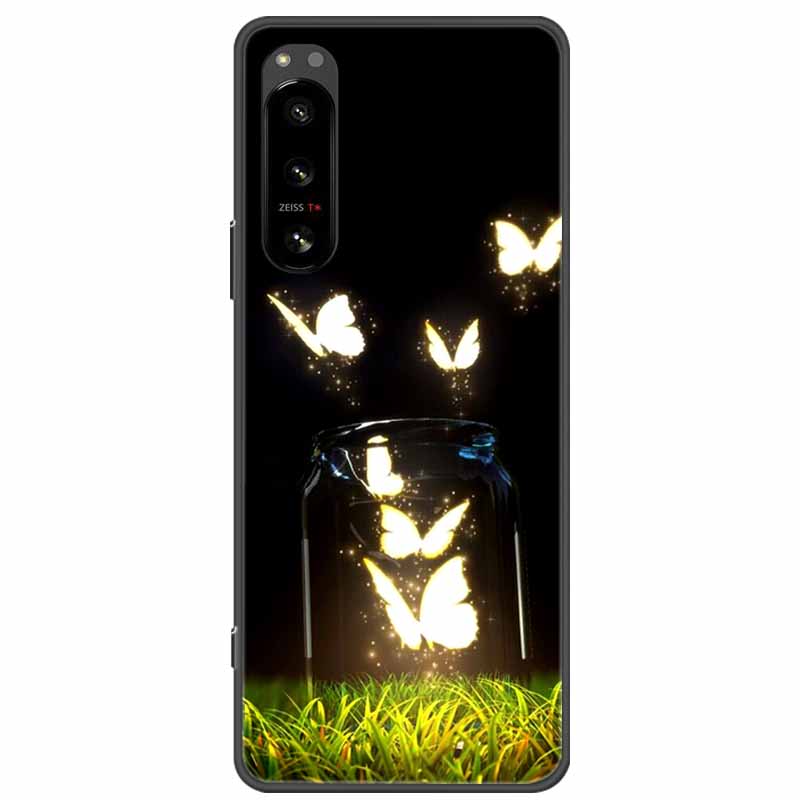 For Sony Xperia 5 III Case Soft TPU Cute Cats Silicone Protective Cover for Sony Xperia 5 II Phone Cases Xperia5 Cartoon Fundas