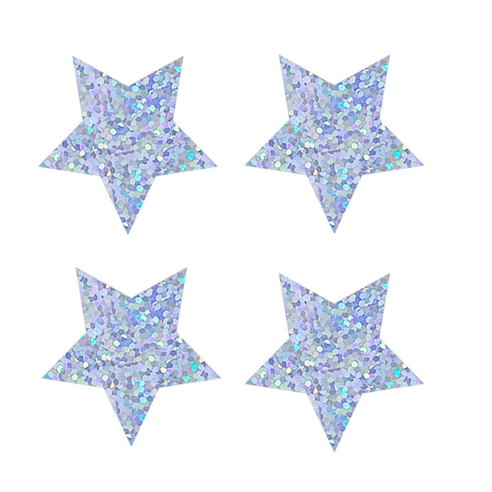 50-500Pcs Laser Sticker Heart Shape Gift Seal Sticker Star Round Hologram Adhesive Label Stationery Sticker Label Gift Box Decor