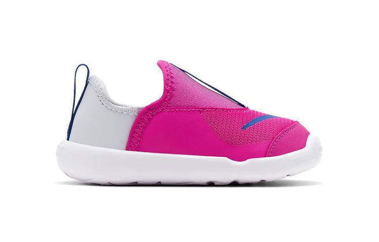 Nike Lil' Swoosh Low Top Toddler Shoes Gray Pink Infant And Toddler AQ3113-605
