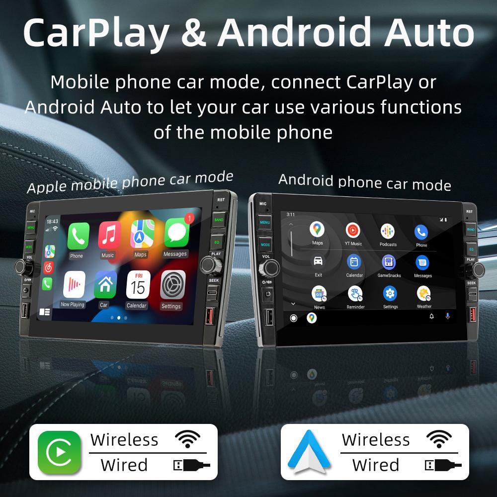 8 tommers radio 2 din Android bil GPS-navigasjon for Ford New Transit 2009-2019 Med knappeknapp Multimediaspiller Stereo Audio Auto 1+32GB