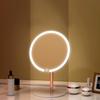 Rechargeable LED Vanity Mirror with Lights - Light Luxury Dorm Desktop Makeup Mirror
