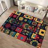 Colorful Bohemian Abstract Geometric Pattern Carpet for Home Decor Suitable for Use As an Anti-slip for Living Room Bedroom Sofas