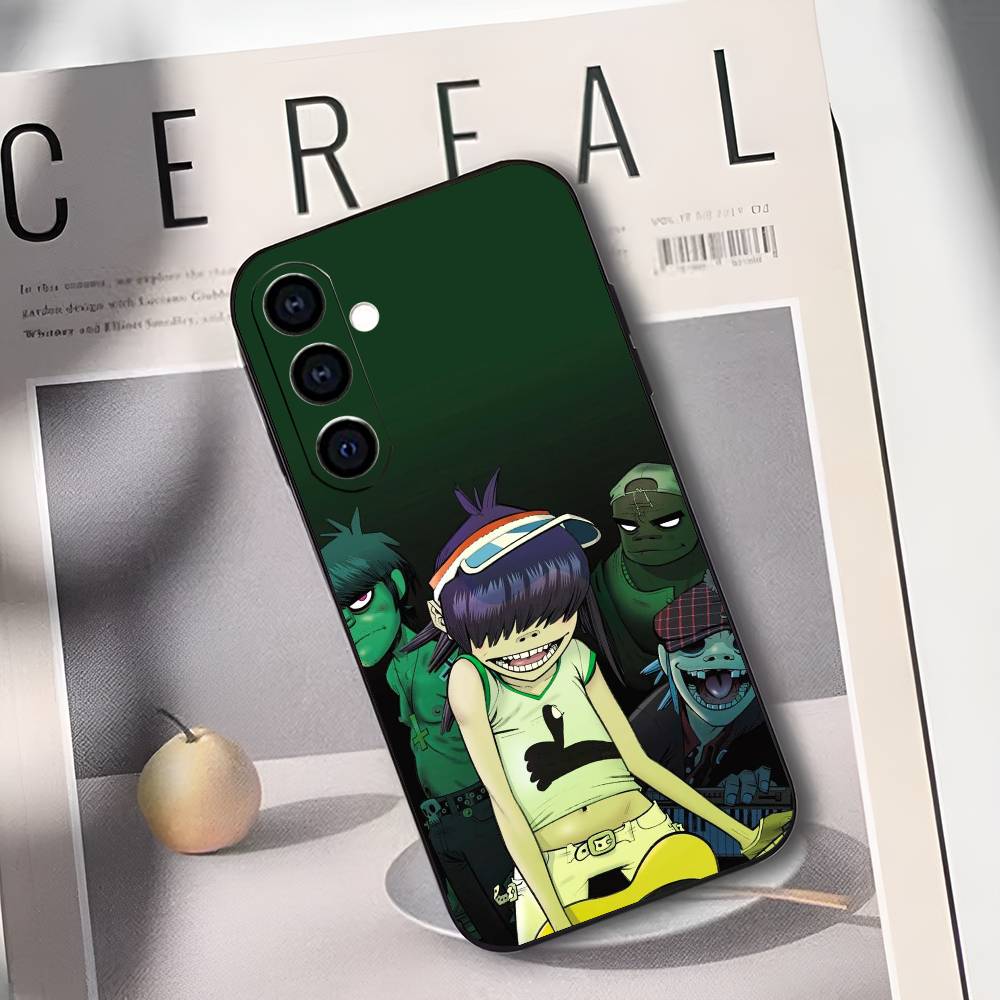 Rock Band G-gorillaz Phone Case For Samsung Galaxy A73,A72,A71,A70,A53,A52,A51,Others Soft Black Cover
