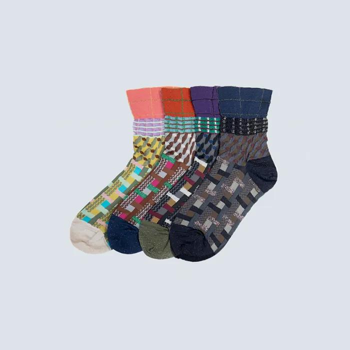 Cross Patch Socks - Navy [CQ-CT-24-1-N7M-075]