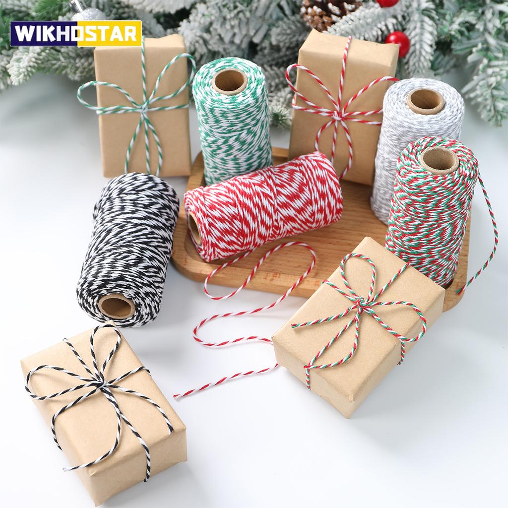 Christmas Wrapping String Rope Merry Christmas Decoration For Home Gift Box Packaging Rope New Year 2026