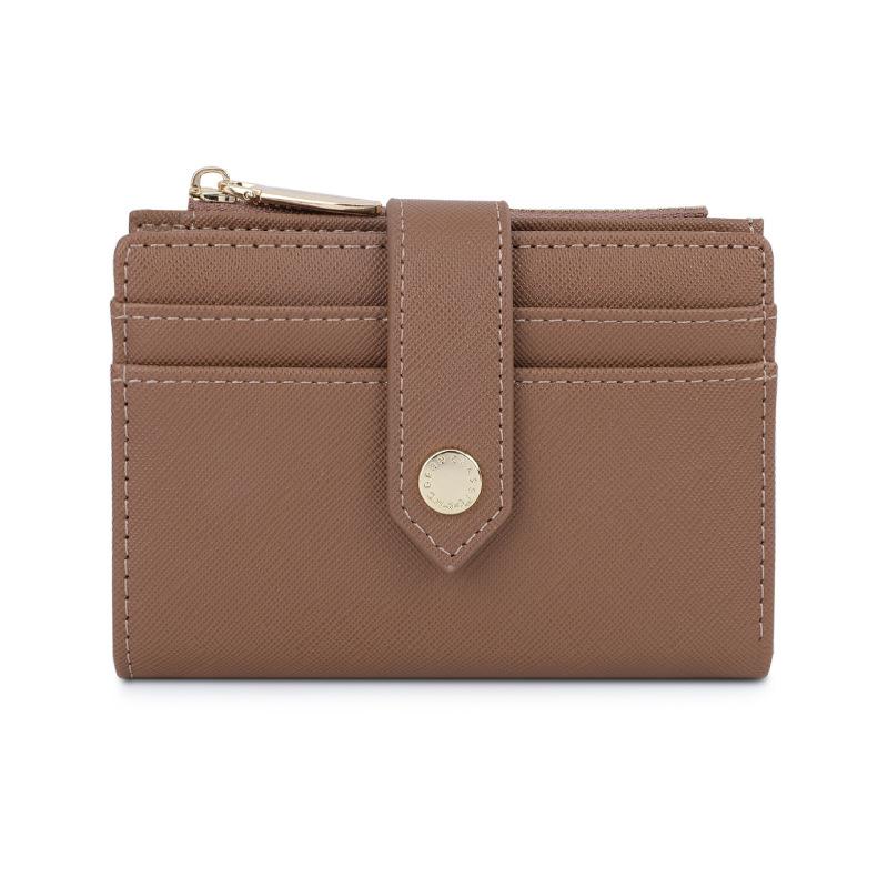 Nuova Moda Portafogli da Donna con Figura a Croce PU di Alta Qualità Corto Portamonete per Contanti e Monete Porta Carte da Donna Pochette Borsa per Soldi Regalo Sorpresa per la Fidanzata