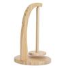 Yarn Holder Wooden Yarn Spinner Rotating Yarn Ball Stand Portable Knitting Crochet Spindle Dispenser for Household Wood