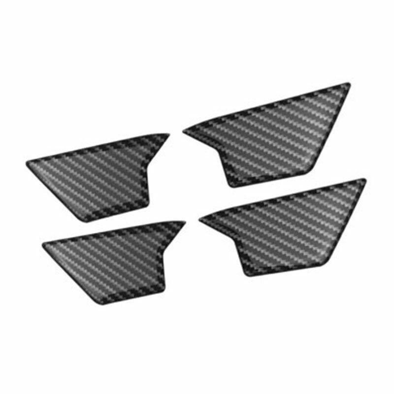 For VW Jetta Mk7 2019-2024 Real Carbon Fiber Inner Door Bowl Cup Sticker Trim