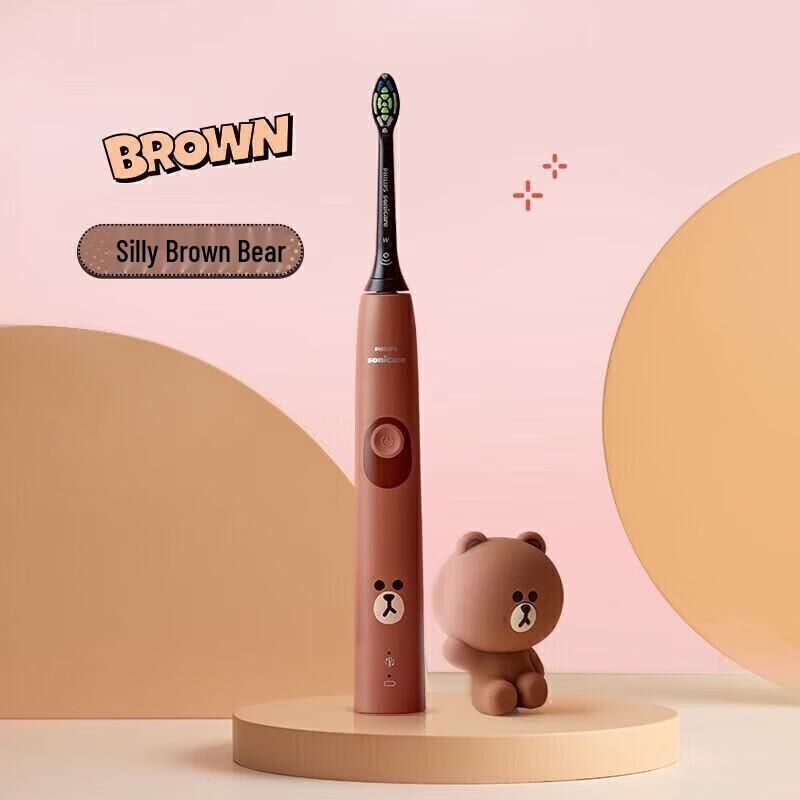 

Philips Smart Sonic Electric Toothbrush HX6801/37 Brown Bear Edition