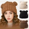 Cute Cartoon Cat Ear Knitted Hat Fashionable Couple Knit Piglet Hat Autumn Winter Warm Comfortable Hat