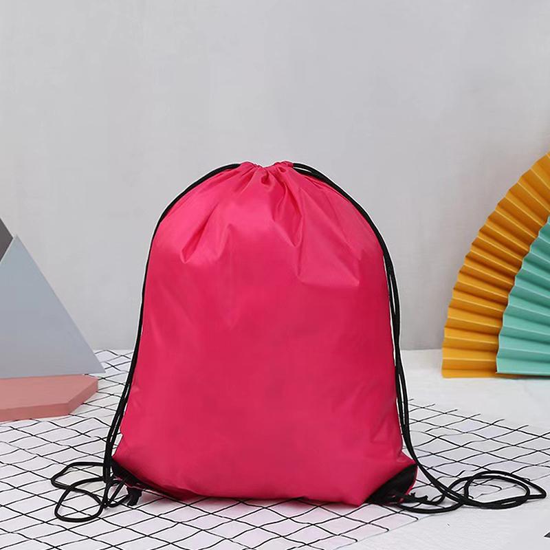 Waterproof Foldable Gym Bag Bundle Pocket Fitness Backpack Drawstring Hiking Camping Swimming Sports Bags