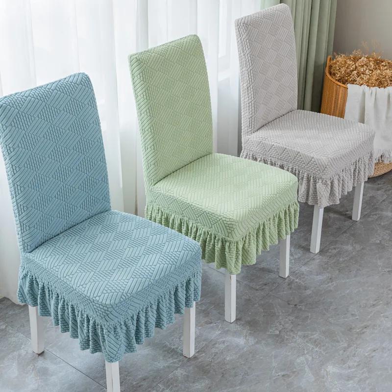 Chair Cover Universal Stool Four Seasons Universal Chair Cover Home Dining Table Backrest Integrated Seat Cover Elastic Chair Cover