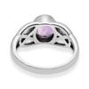 Faceted Natural Amethyst Gemstones Solid925 Sterling Silver Handmade Triquetra Celtic Knot Solitaire Ring For Women & Girls