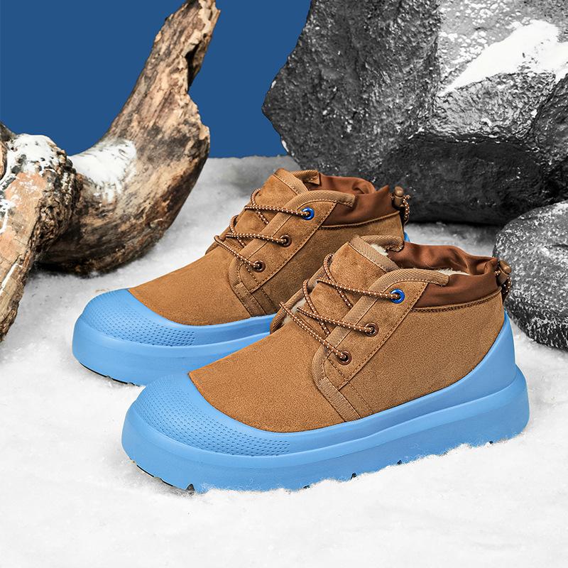 

То же самое для мужчин и женщин зимой 2025 года, новые повседневные универсальные бархатные теплые сноубутсы, ветрозащитные полусапоги и хлопковые ботинки с защитой от мороза. 44