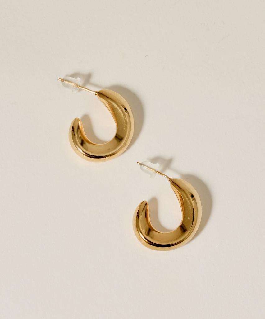 Novice Tokyo Nuance Hoop Pierce [Stainless] / Gold