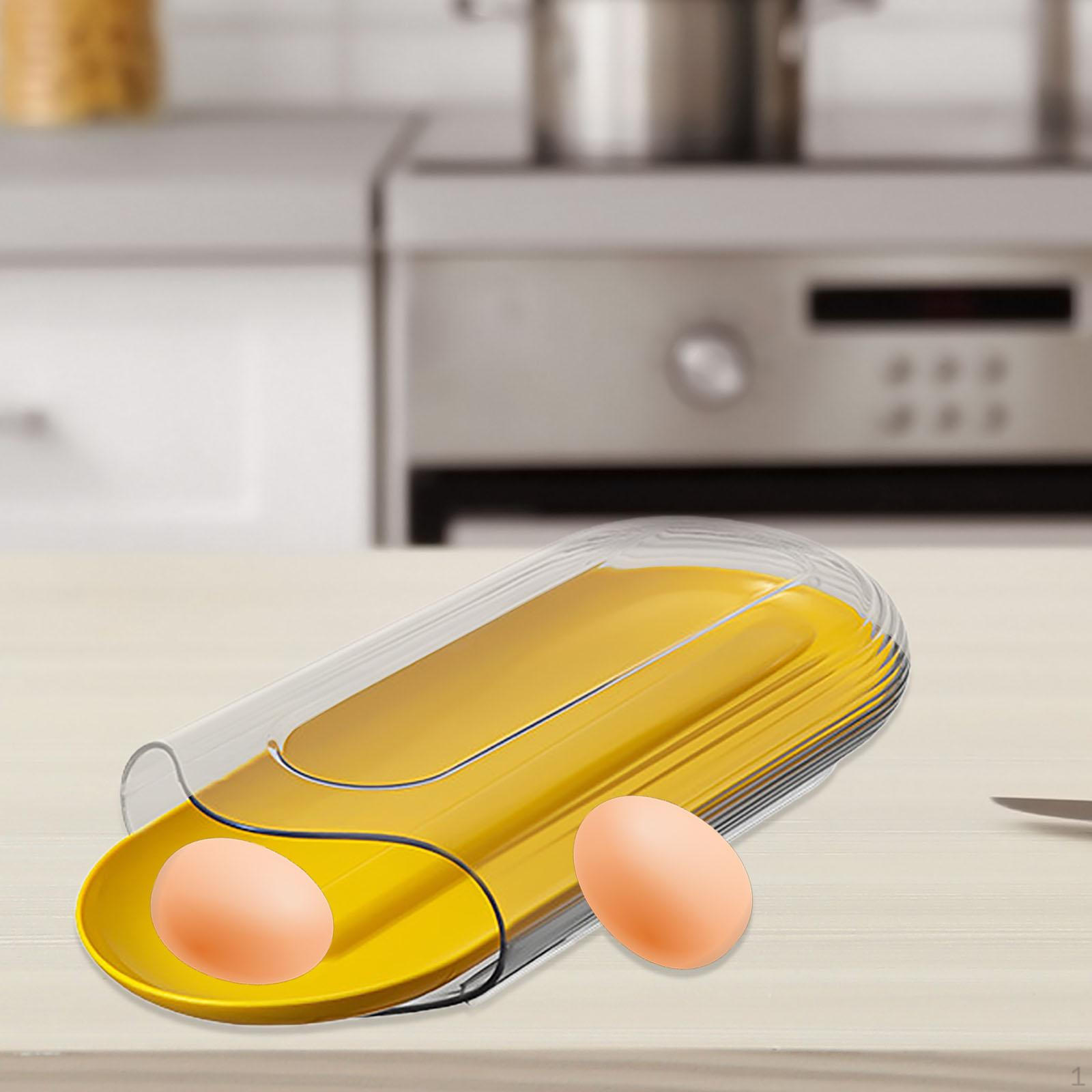 

Egg Carousel Storage Container - Space-Saving Design for Kitchen білий