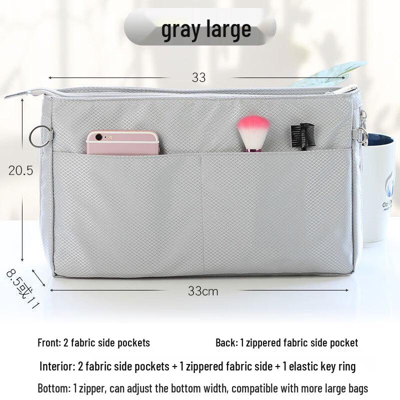 OLOMM Waterproof Oxford Makeup Storage Bag