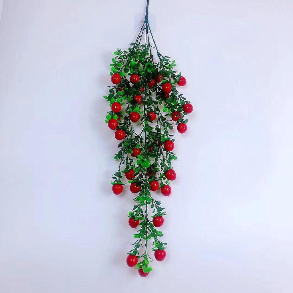 Luxury Floral Wall Decor: New Year Fortune Vine with Greenery and Artificial Flowers