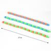 3pcs 24 Section Chain Magic Bracelet Multifunctional Folding Stress Reducing Chain Toy Children's Birthday Party Gift Filling