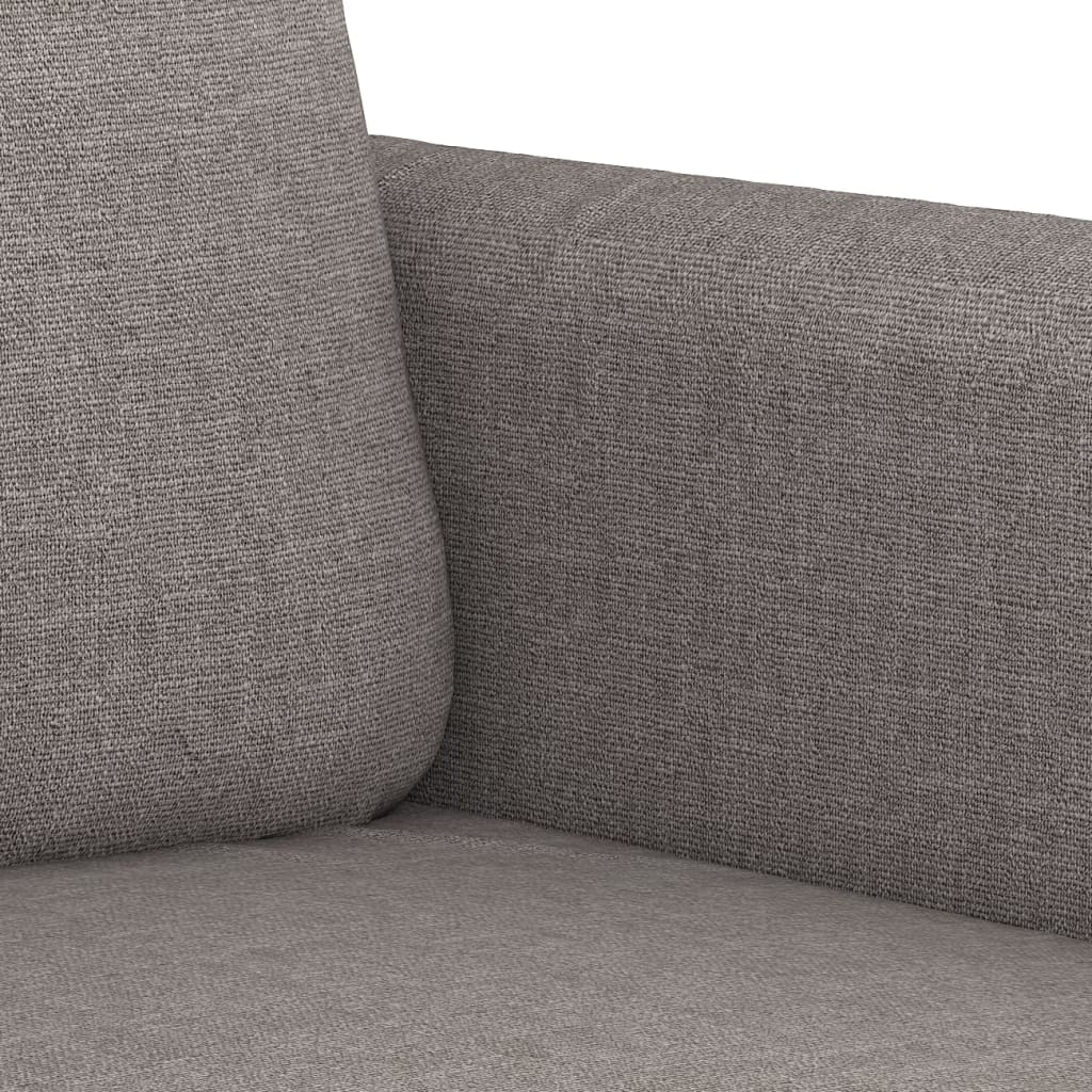 Vidaxl Sofa 2-Osobowa, Kolor Taupe, 140 Cm, Tapicerowana Tkaniną