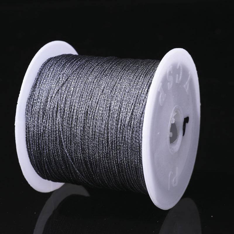 

Плетеный браслет из шелковых нитей золота и серебра с рисунком лотоса 6 strands