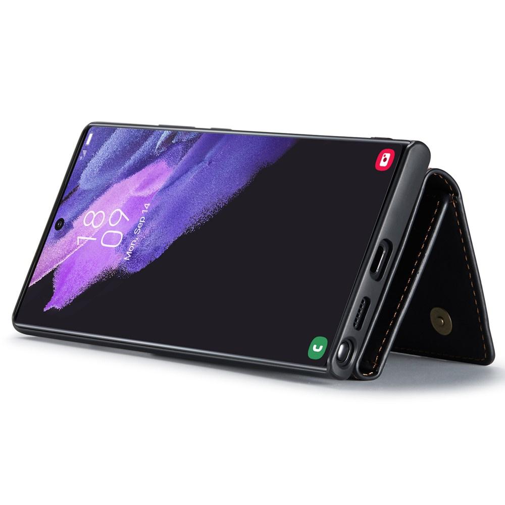 Case for Samsung Galaxy S22 Ultra 5G, DG.MING 2in1, Black