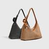Vintage Woven Handbag for Women, 2025 Summer New Model, Niche High-End Fashionable Shoulder and Crossbody Bag