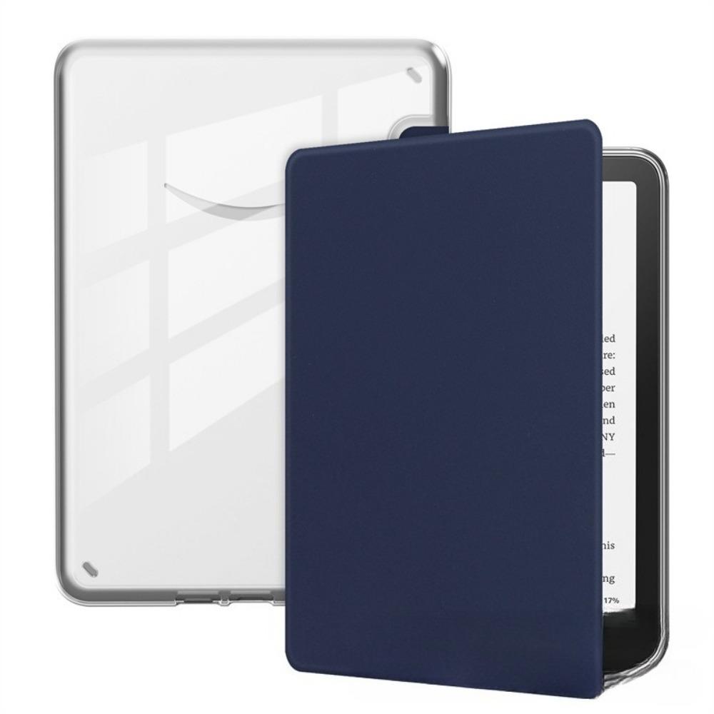 Premium Lederhülle für Kindle Paperwhite 6 5 4 3 2024 Edition mit Acryl-Abdeckung Oasis Hülle