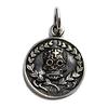 Carmelo World Accessories Skull Mexican Skull Pendant Coin Maria Mexico Men's Women's Silver