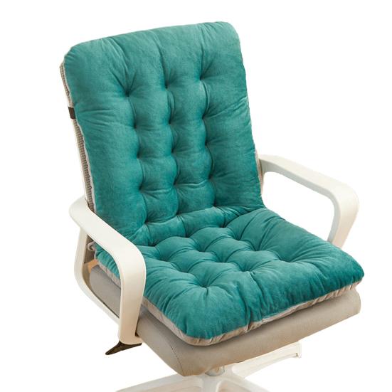 Chair Cushion with Removable Washable Cover Thick High-Resilience Filling Integrated Design Ergonomic Seat Cushion