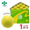 Bolas de Treino de Beisebol Naigai Soft, Tamanho M, Amarelo, 1 Dúzia (12 bolas)