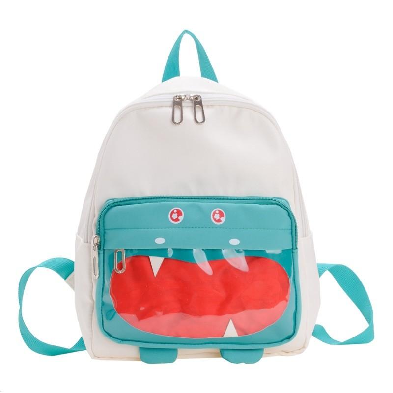 

Large Capacity Fun Doll Design Backpack For Kids With Breathable Air Cushion Straps Ideal For School