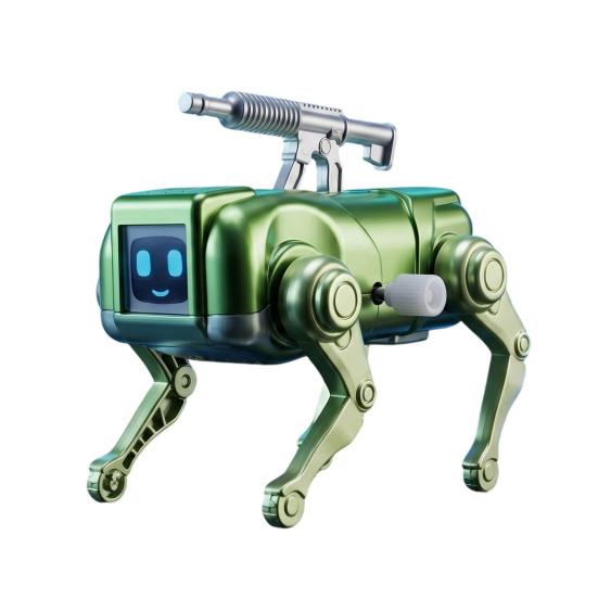 Yousheng Aufziehbares Mechanisches Hundespielzeug zum Spazierengehen, Roboterhund Schreibtischspielzeug zur Linderung von Stress und Angst, Interaktives Uhrwerk-Hundespielzeug für Kinder