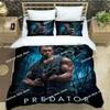 Set de așternuturi Schwarzenegger Terminator Imprimat single Cearșaf cu pilotă Cuvertură de pat Față de pilotă Față de pernă 3 Piese Dimensiune Copii Adulți